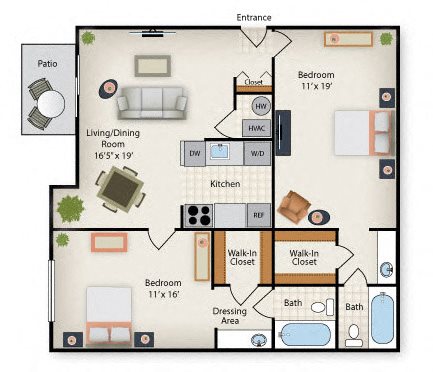 B floor plan